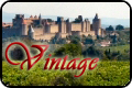 Languedoc wines vintage table